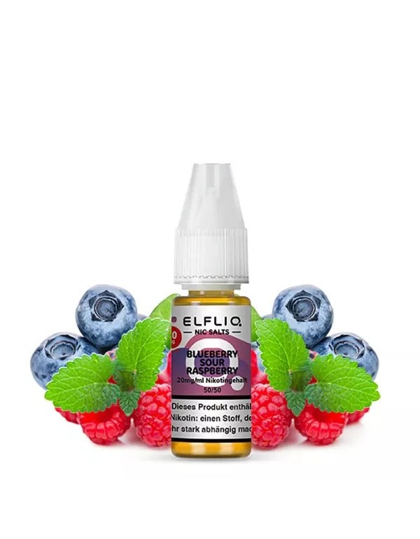 Elfbar Elfliq - Blueberry Sour Raspberry - Nikotin...