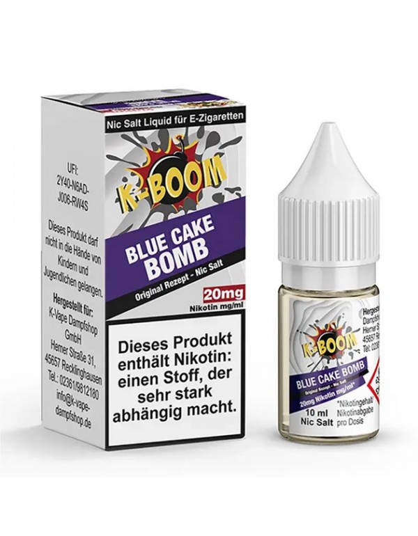 K-Boom - Blue Cake Bomb - Nikotinsalz - 20mg/ml