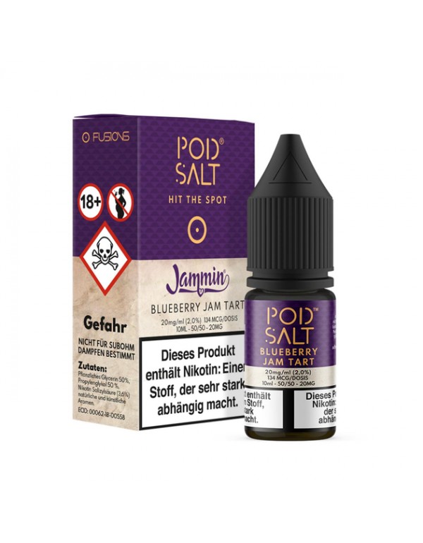Pod Salt - Jammin Blueberry Jam Tart - Nikotinsalz...