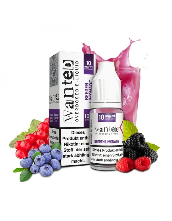 Wanted - Beeren Limonade - Nikotinsalz 10mg/ml