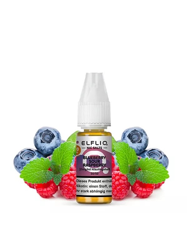 Elfbar Elfliq - Blueberry Sour Raspberry - Nikotin...