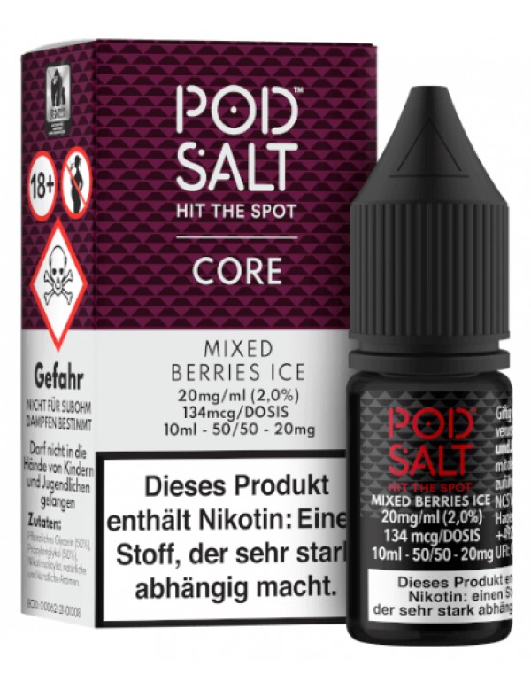 Pod Salt - Mixed Berries Ice - Nikotinsalz - 20mg/...