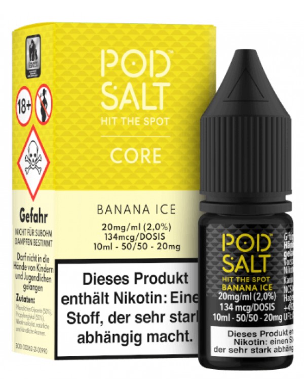 Pod Salt - Banana Ice - Nikotinsalz - 20mg/ml