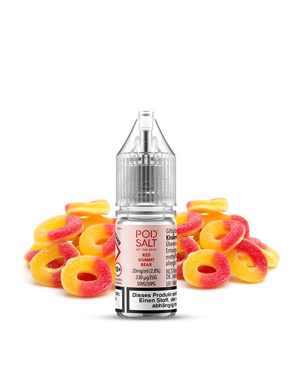 Pod Salt Xtra - Red Gummy Bear - Nikotinsalz - 20m...