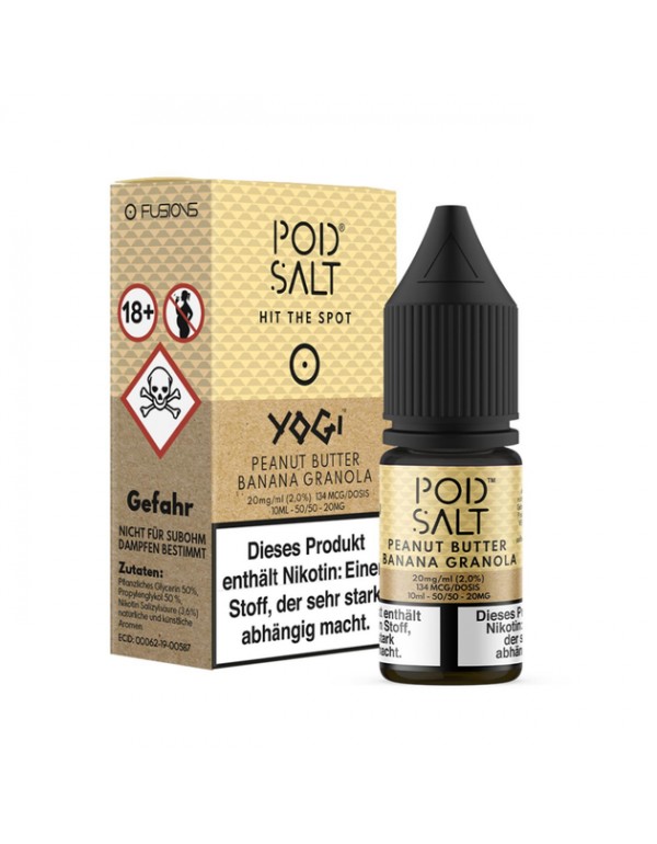 Pod Salt - Yogi Peanut Butter Banana Granola - Nik...