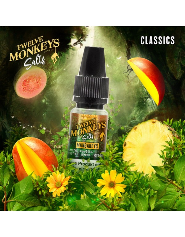 Twelve Monkeys - Mangabeys - Nikotinsalz - 20mg/ml