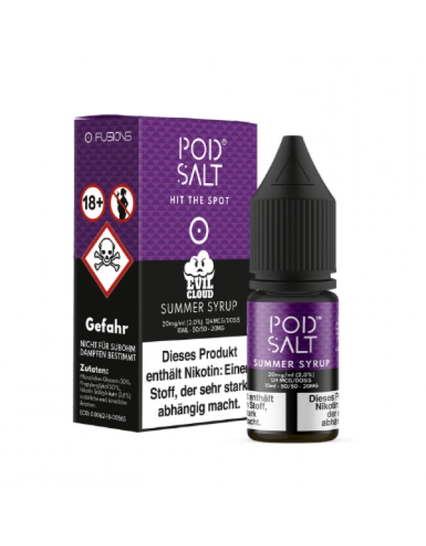 Pod Salt - Evil Cloud Summer Syrup - Nikotinsalz -...