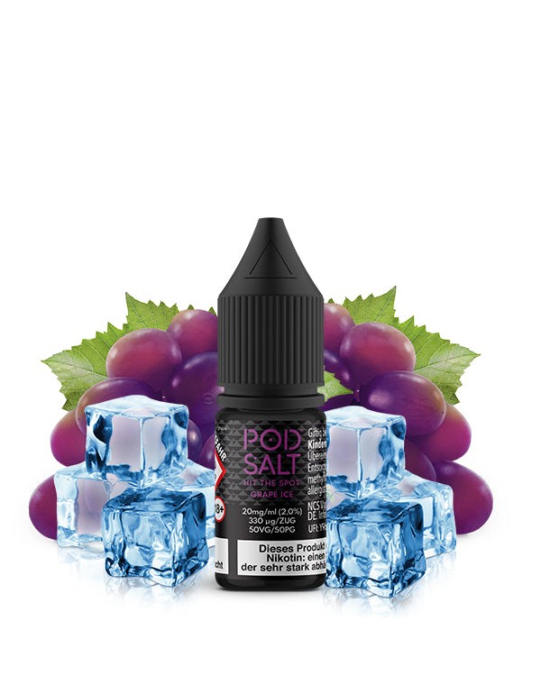 Pod Salt - Grape Ice - Nikotinsalz - 11mg/ml
