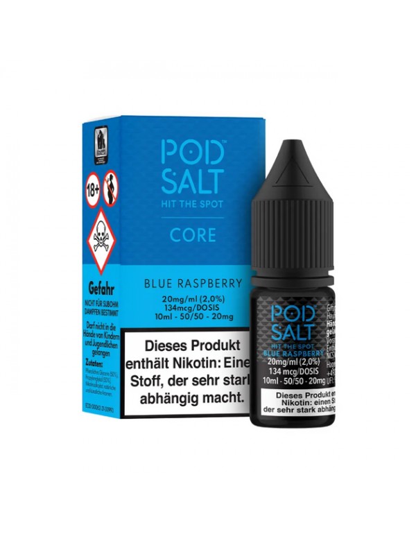 Pod Salt - Blue Raspberry - Nikotinsalz - 20mg/ml