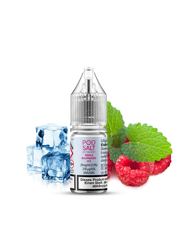 Pod Salt Xtra - Triple Raspberry Ice - Nikotinsalz...