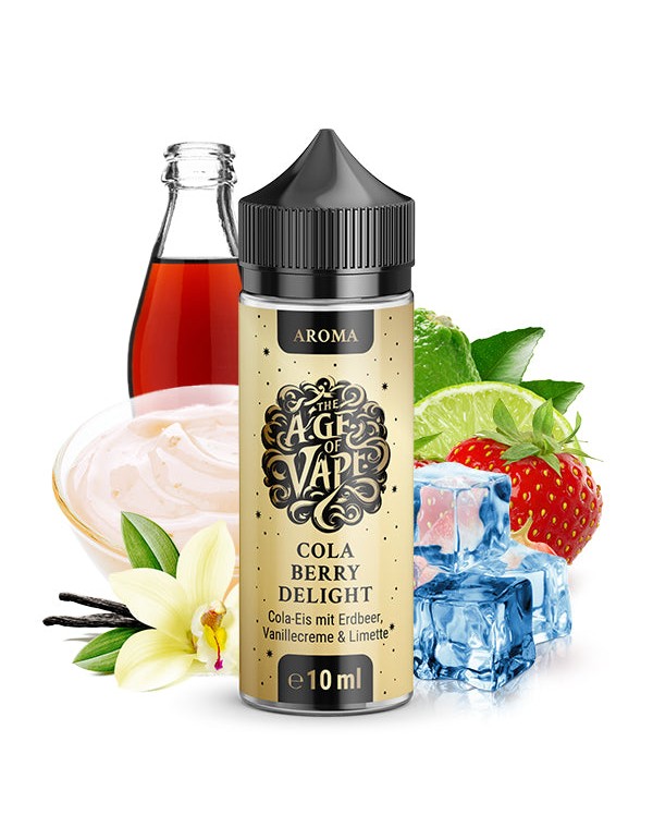 The Age of Vape - Cola Berry Delight - 0mg/ml 10ml