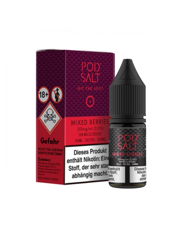 Pod Salt - Mixed Berries - Nikotinsalz - 20mg/ml