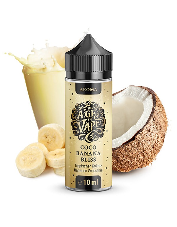 The Age of Vape - Coco Banana Bliss - 0mg/ml 10ml