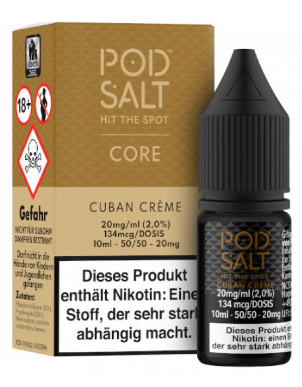 Pod Salt - Cuban Creme - Nikotinsalz - 20mg/ml