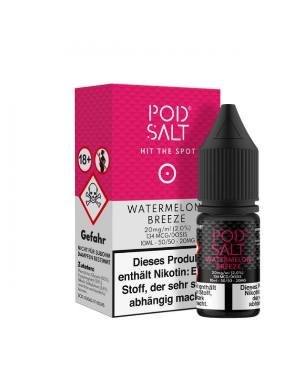 Pod Salt - Watermelon Breeze - Nikotinsalz - 20mg/...