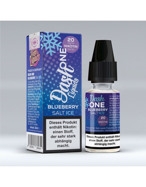 Dash Liquids - Blueberry Ice - Nikotinsalz 20mg/ml