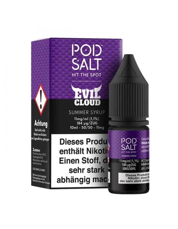Pod Salt - Evil Cloud Summer Syrup - Nikotinsalz -...