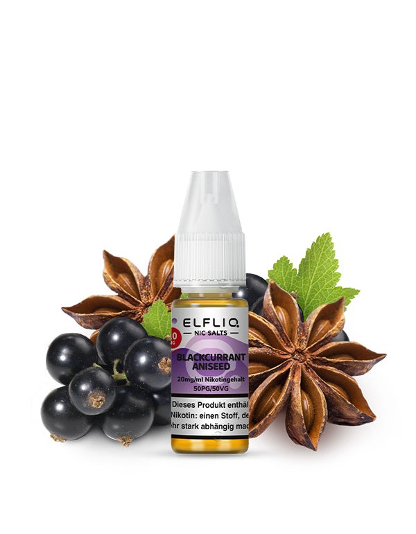 Elfliq - Blackcurrant Aniseed - Nikotinsalz 10mg/m...