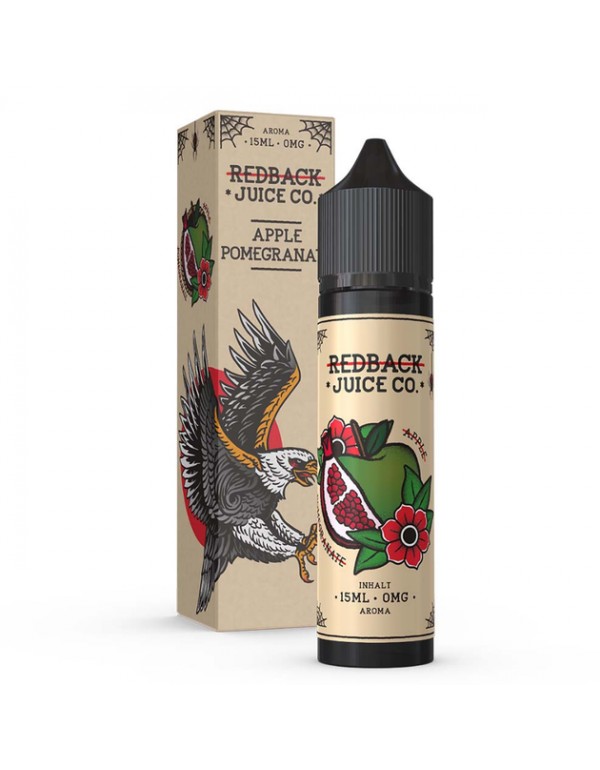Redback Juice Co. - Apple Pomegranate - 0mg/ml 15m...