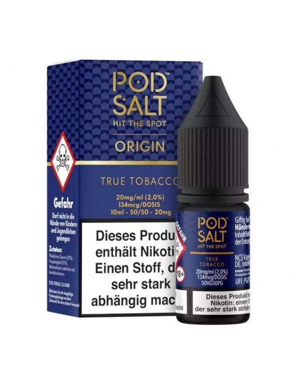Pod Salt - True Tobacco - Nikotinsalz - 20mg/ml