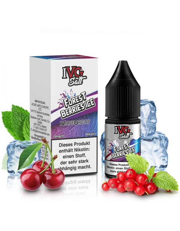 IVG Salt - Forest Berries Ice - Nikotinsalz 10mg/m...