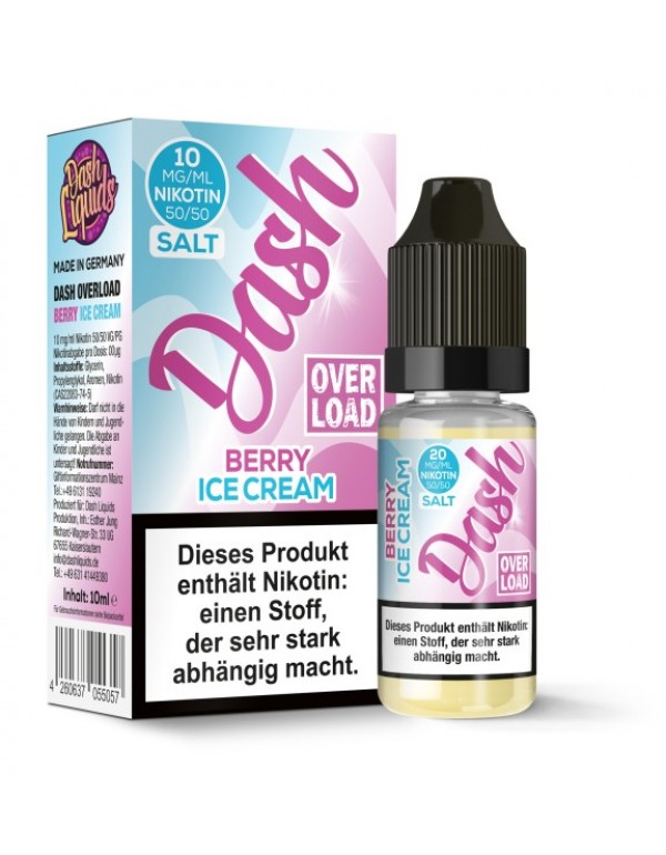 Dash Overload - Berry Ice Cream - Nikotinsalz 20mg...