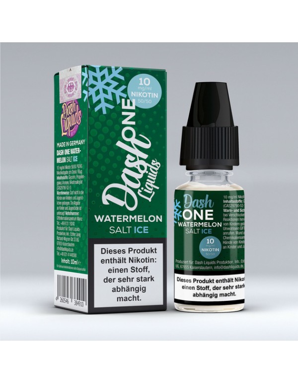 Dash Liquids - Watermelon Ice - Nikotinsalz 10mg/m...