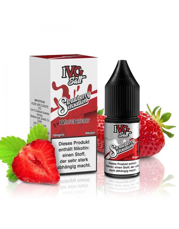 IVG Salt - Strawberry Sensation - Nikotinsalz 10mg...