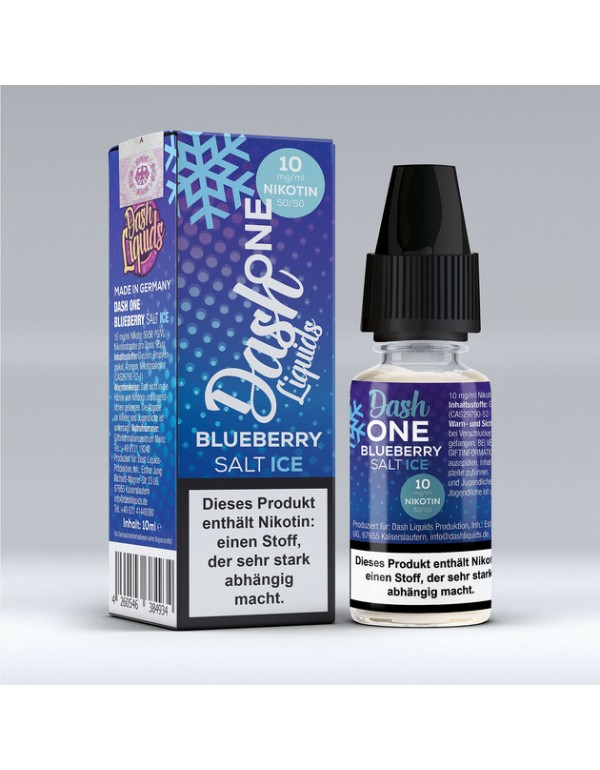 Dash Liquids - Blueberry Ice - Nikotinsalz 10mg/ml