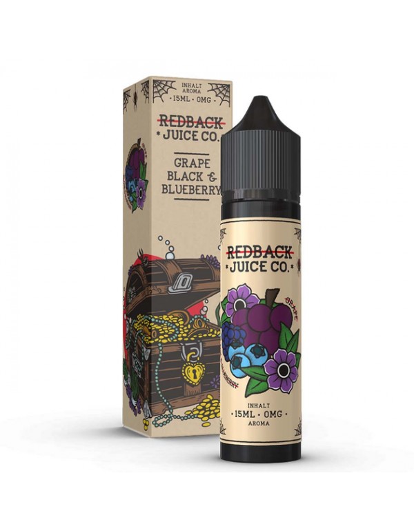 Redback Juice Co. - Grape Black & Blueberry - 0mg/...