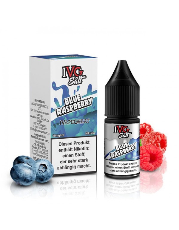IVG Salt - Blue Raspberry - Nikotinsalz 10mg/ml