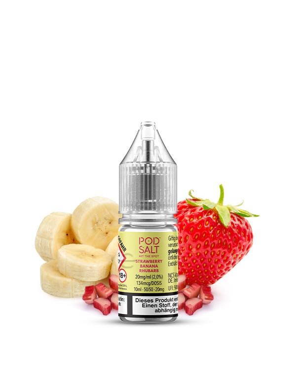 Pod Salt Xtra - Strawberry Banana Rhubarb - Nikoti...