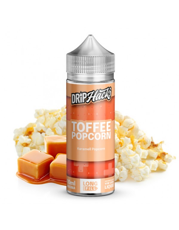 Drip Hacks - Toffee Popcorn - 0mg/ml 10ml