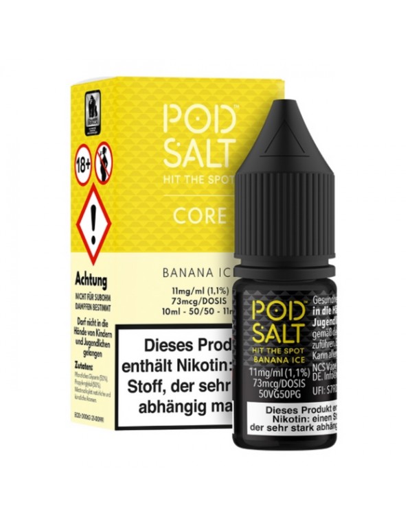 Pod Salt - Banana Ice - Nikotinsalz - 11mg/ml