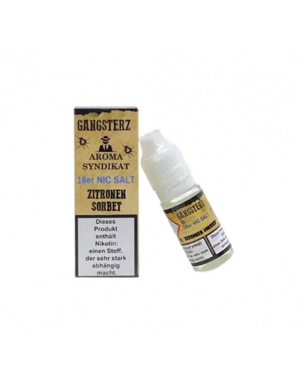 Gangsterz - Zitronen Sorbet - Nikotinsalz 18mg/ml