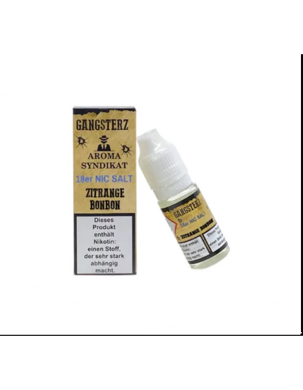 Gangsterz - Zitrange Bonbon - Nikotinsalz 18mg/ml