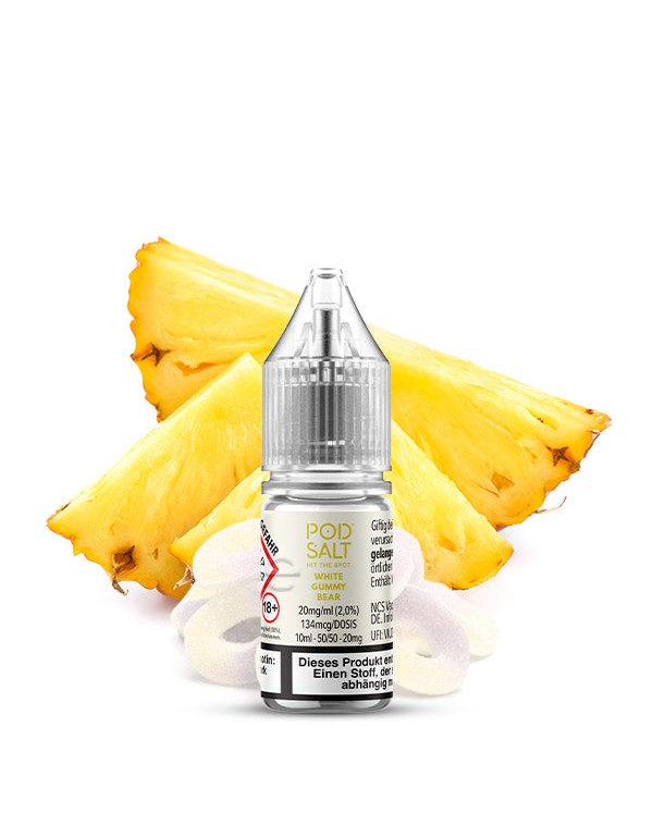Pod Salt Xtra - White Gummy Bear - Nikotinsalz - 1...