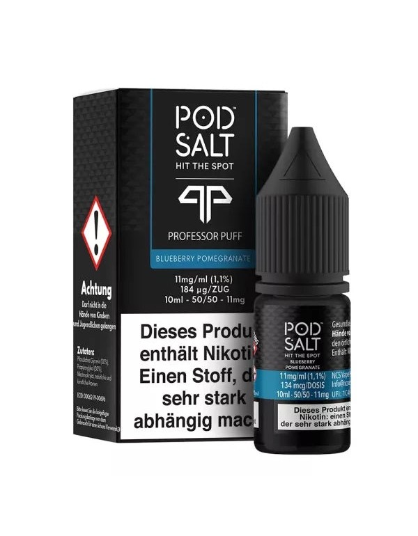 Pod Salt - Professor Puff Blueberry Pomegranate - ...