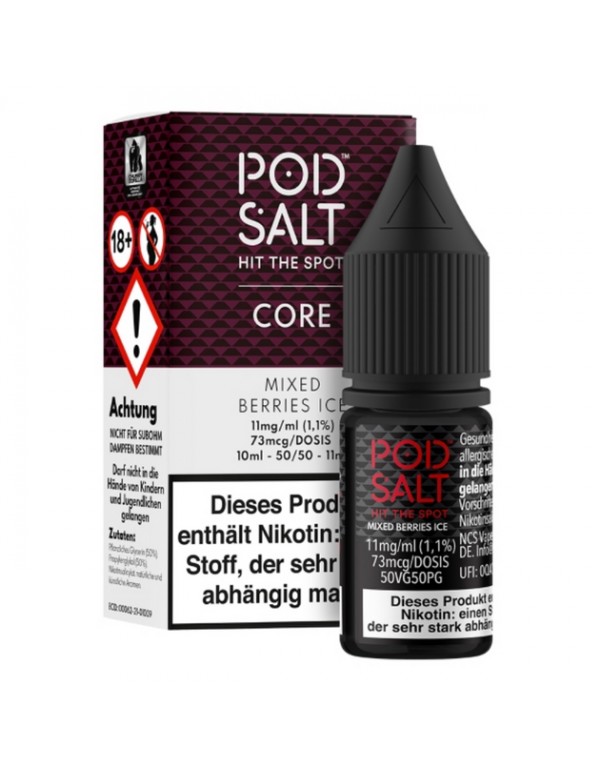 Pod Salt - Mixed Berries Ice - Nikotinsalz - 11mg/...