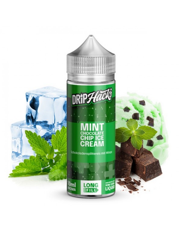 Drip Hacks - Mint Chocolate Ice Cream - 0mg/ml 10m...
