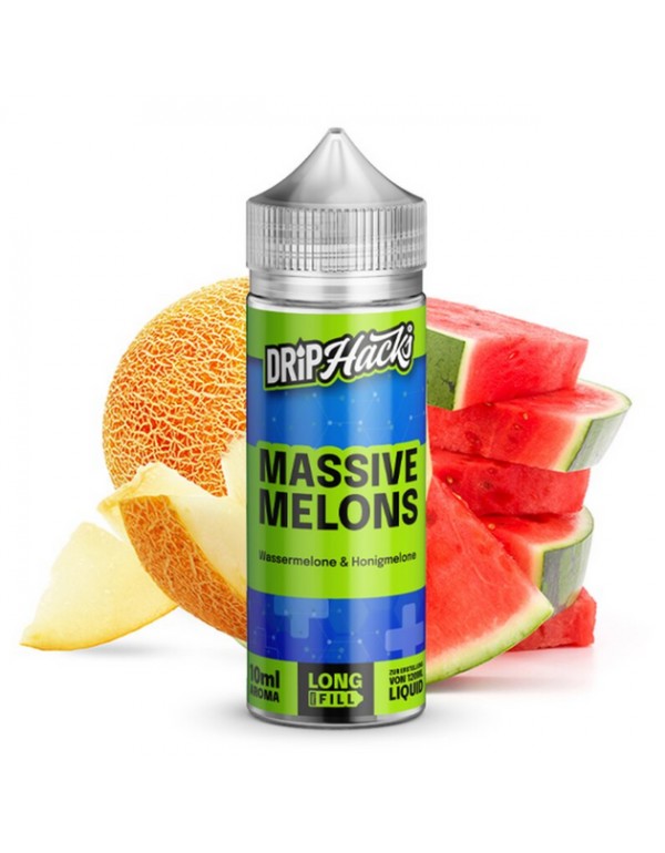 Drip Hacks - Massive Melons - 0mg/ml 10ml