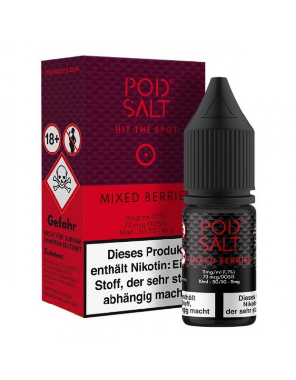 Pod Salt - Mixed Berries - Nikotinsalz - 11mg/ml