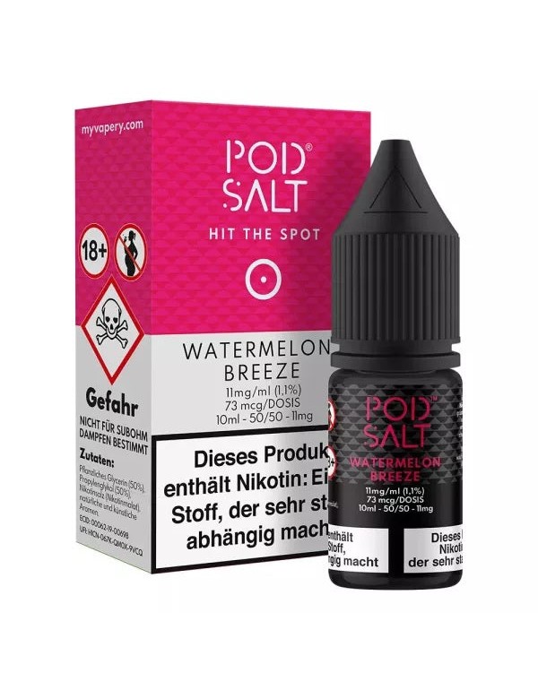 Pod Salt - Watermelon Breeze - Nikotinsalz - 11mg/...