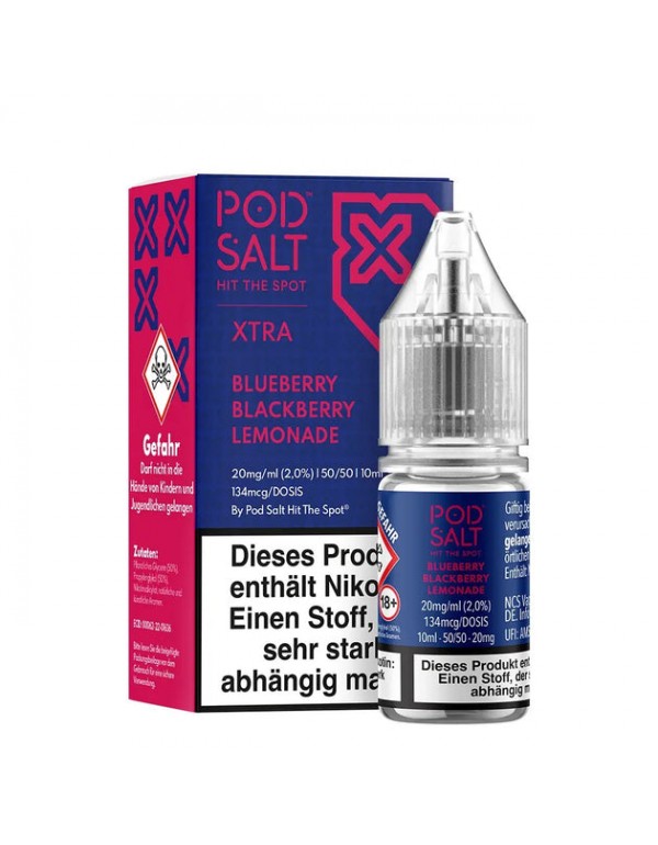 Pod Salt Xtra - Blueberry Blackberry Lemonade - Nikotinsalz - 20mg/ml