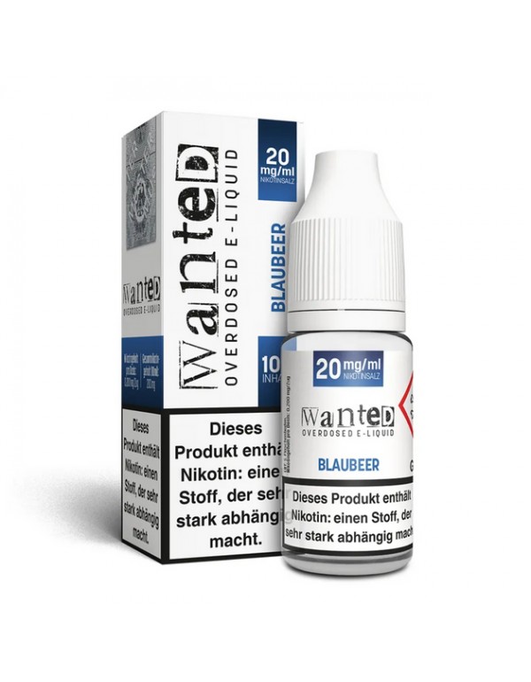 Wanted - Blaubeer - Nikotinsalz 20mg/ml