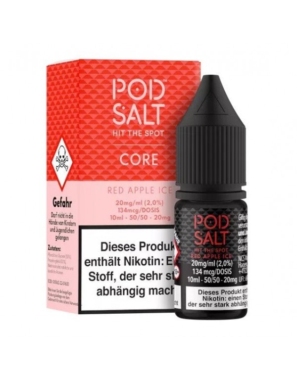 Pod Salt - Red Apple Ice - Nikotinsalz - 20mg/ml
