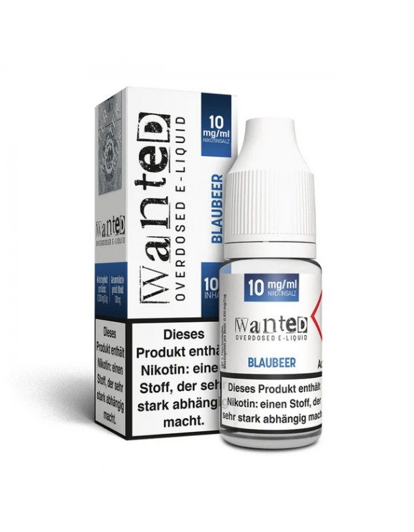 Wanted - Blaubeer - Nikotinsalz 10mg/ml