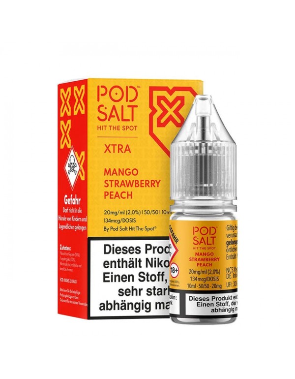 Pod Salt Xtra - Mango Strawberry Peach - Nikotinsa...