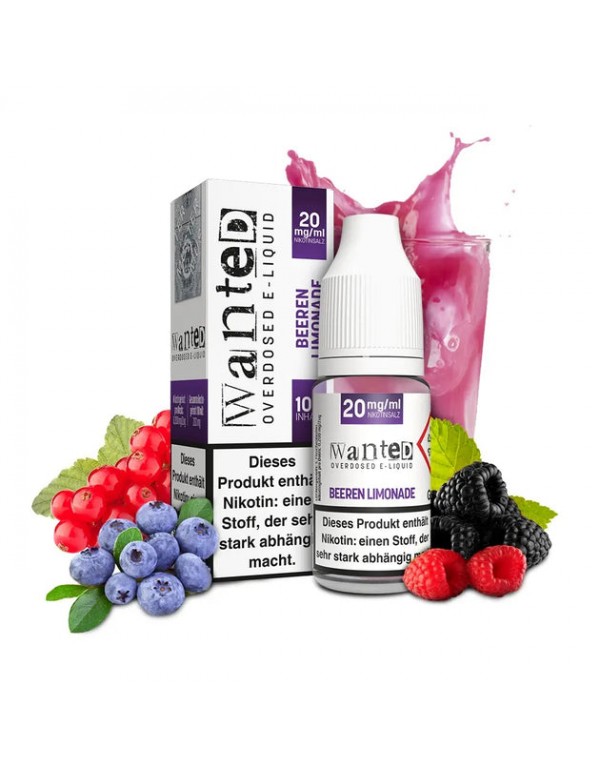 Wanted - Beeren Limonade - Nikotinsalz 20mg/ml