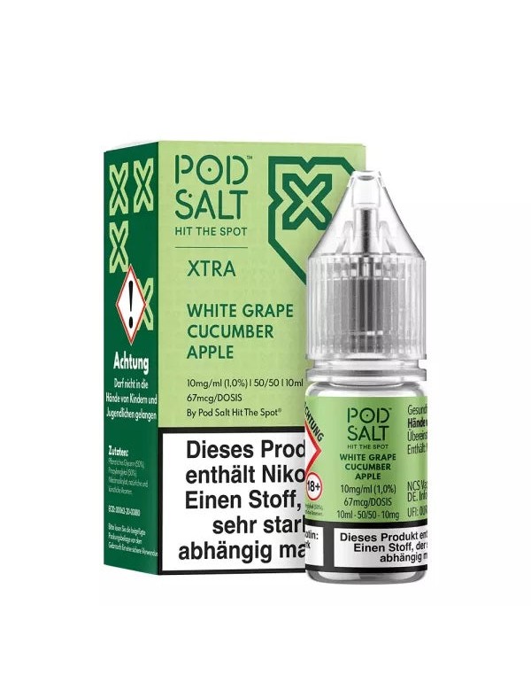 Pod Salt Xtra - White Grape Cucumber Apple - Nikot...